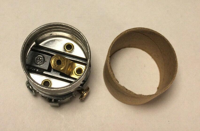 New Leviton Full Keyless Socket Interior With Insulator, Medium Base E26 #SO204L - Stone Door Lamps