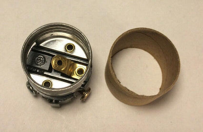 New Leviton Full Keyless Socket Interior With Insulator, Medium Base E26 #SO204L - Stone Door Lamps