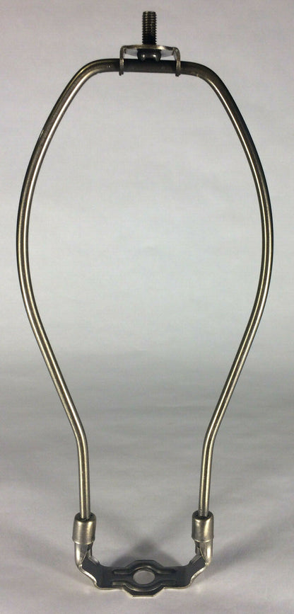 New 8 1/2" Lamp Harp w/ Antique Brass Finish, Heavy Weight, Protective Coating