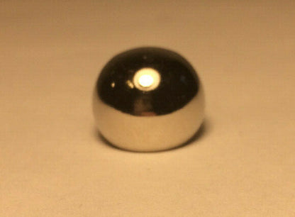 New 1/2" Diameter Brass Ball Finial, Cap, Nickel Plated, 1/8F Tap #BF183N