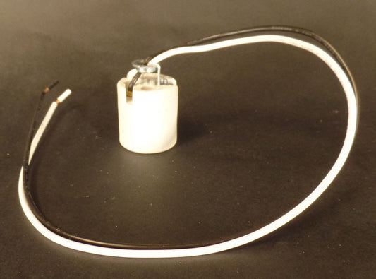 New Keyless Medium Base E26 Porcelain Socket With 18" Lead Wires And Hickey #716