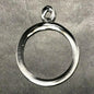 New 1 5/8" Clear Crystal Ring Hanger With Pinhole For Chandelier Arm, #CR747 - Stone Door Lamps