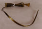 NEW 10' Antique Brass 18/2 Plastic Covered Lamp Cord Plug Set SPT-2,U.L., #CS838