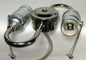 New Wired S-Type 2-Light Lamp Cluster w/ Pull Chain Sockets, Nickel Finish #412N