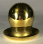 New Unfinished Solid Brass Decorative Socket Cover, Fits Standard Keyless Socket - Stone Door Lamps