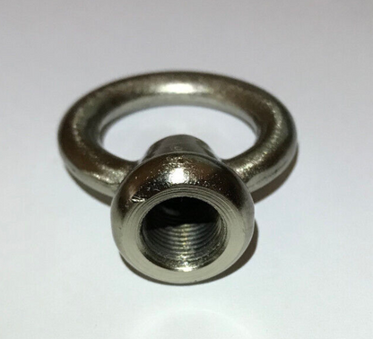 New 1 1/2" Cast Brass Loop With Wire Way, Satin Nickel Finish 1/8F Tap (3/8")