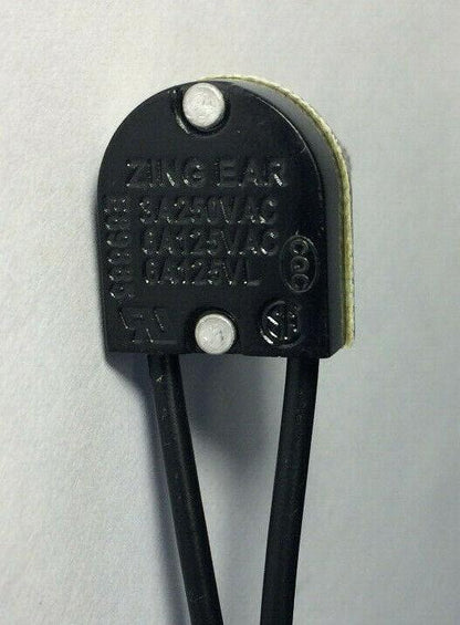 New Tall Nickel Rotary Canopy Switch, 5/8" Shank, 6" Long Wire Leads RS406N - Stone Door Lamps