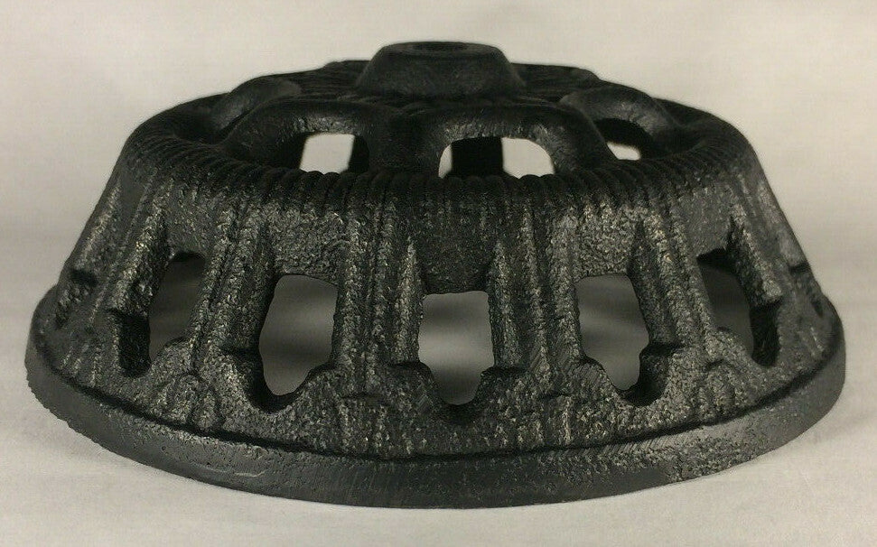 New Cast Iron Bracket Lamp Bowl For Wall Brackets, 5 1/4" Top Inside Dia. #CB910