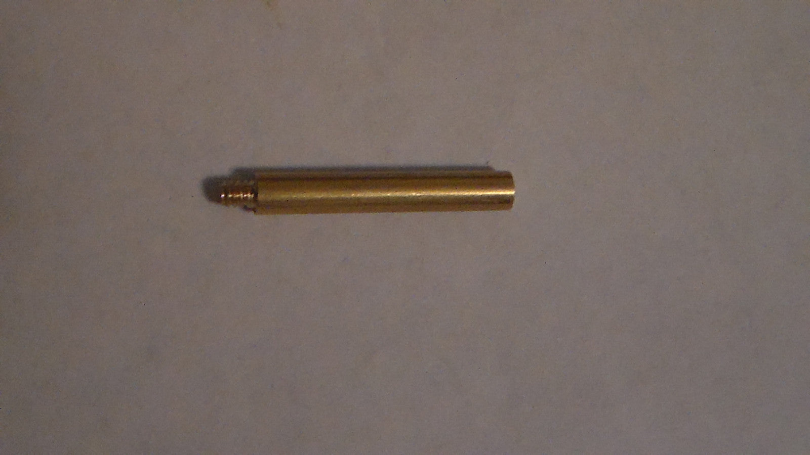 NEW 1 1/4" BRASS KEY LAMP TURN KNOB EXTENSION, Threads 4/36F X 4/36M #TK895