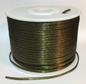 250' 2 Wire 22/2 Thin Plastic Covered Lamp Cord, Antique Brass, Special Purpose