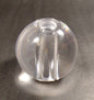 New 2 1/2" Clear Round Acrylic Sphere Lamp Break, 5/8" Diameter Flat Seating 274