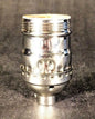 Brass Short Keyless Early Electric Industrial Style Nickel Uno Lamp Socket #290N - Stone Door Lamps