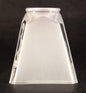 NEW 2 1/4" fitter FROSTED Sandblast GLASS MISSION FLARED FIXTURE LAMP SHADE - Stone Door Lamps
