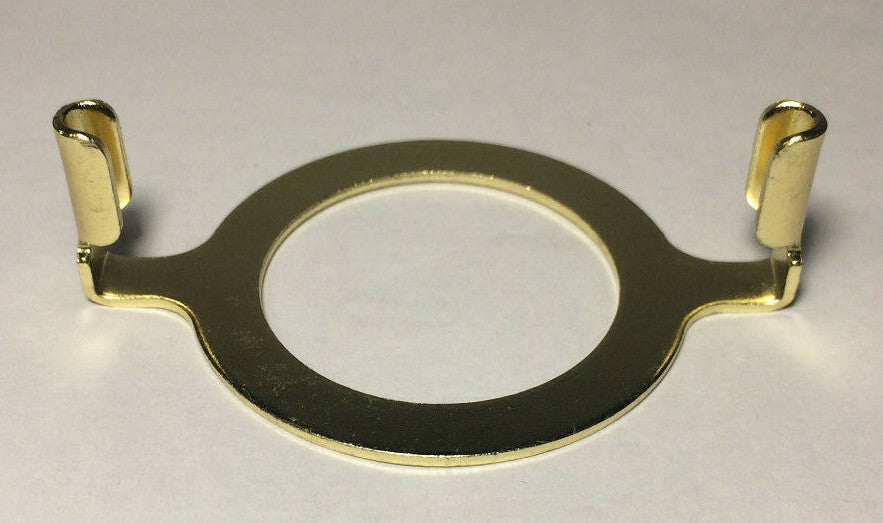 New Brass Plated Harp Base For GU-24 And Nord Sockets, 1 9/16" I.D., #HB773
