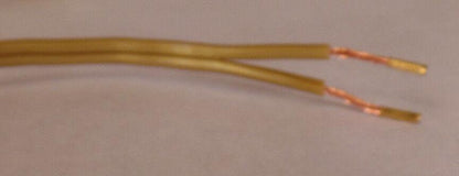 NEW 8' Unfinished Brass 18/2 Plastic Covered Lamp Cord Plug Set SPT - 1,UL, #CS717 - Stone Door Lamps