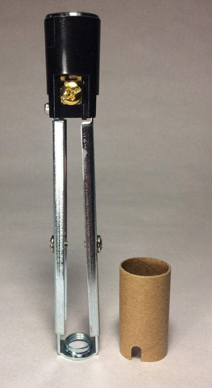New Keyless Adjustable Phenolic Candelabra Chandelier Socket 4 11/16" - 6" ht. 319 - Stone Door Lamps