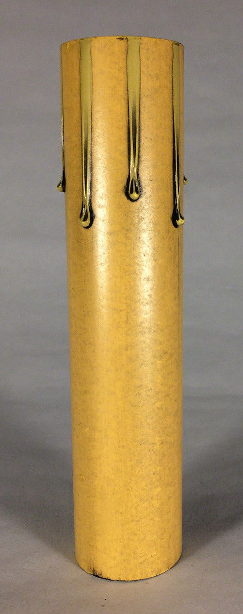 Antique Finish 6" Paper Board Candle Chandelier Lamp Socket Cover Standard 975A