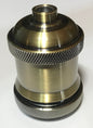 New 2 11/16" Tall Aluminum Socket Cover Shade Holder W/ Antique Brass Finish