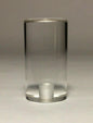 New Clear Acrylic Cylinder Shaped Lamp Harp Finial, 2 1/8" ht. 1/4 - 27F #LF382 - Stone Door Lamps