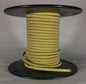 Mustard Gold Cotton Parallel 2 Wire Antique Style Cloth Lamp Cord 6 ft. minimum - Stone Door Lamps