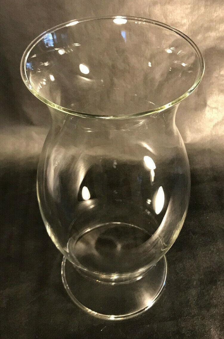 New 4 7/8" x 11 1/4" Borosilicate Glass Hurricane Shade For Candle Lighting #810 - Stone Door Lamps