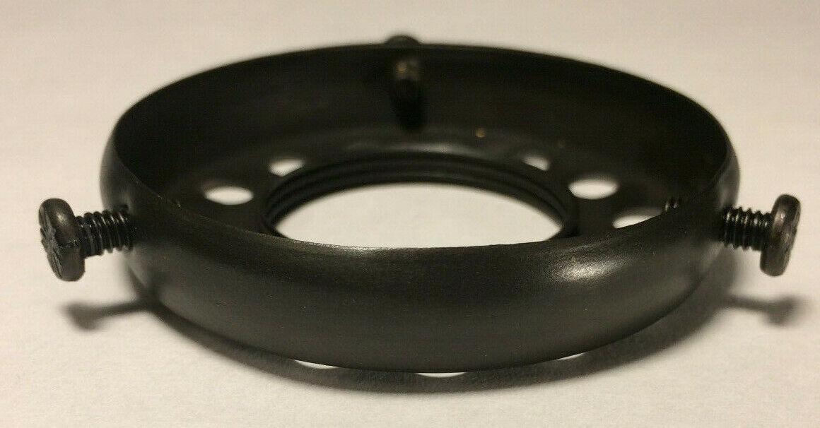 New 2 1/4" Fitter Screw - on Uno - type Shade Holder Antique Bronze Finish #SHH86B - Stone Door Lamps