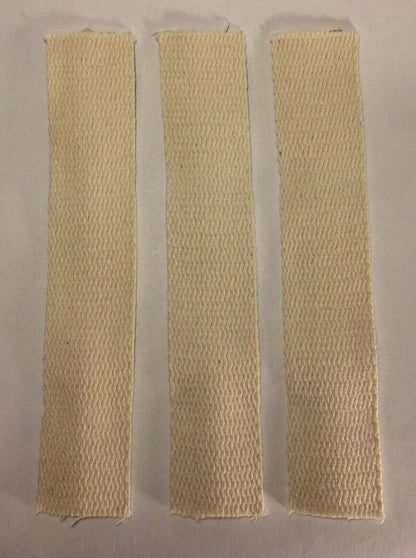 New 3 - pack Oil Lamp Wick For #3 Burner 1.5" x 8" Long Flat Cotton, USA Made,#914 - Stone Door Lamps