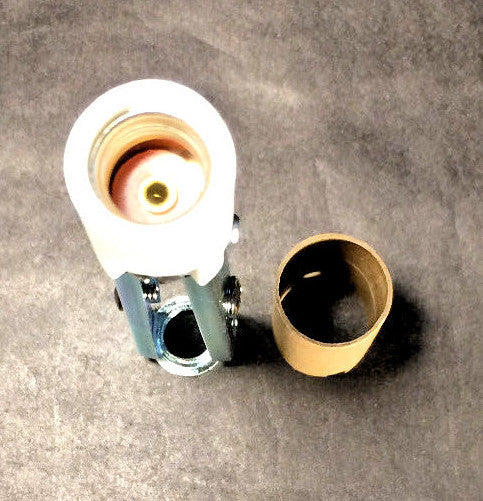 4 11/16-6"Adjustable Porcelain Keyless Candelabra Candle Lamp Chandelier Socket