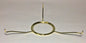 10" Fitter Solid Brass Tripod Shade Holder For Top Gallery Aladdin Burners #795