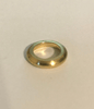New 3/4" Unfinished Turned Brass Seating Ring, Check Ring, 1/8 IP Slip, #SR521U - Stone Door Lamps