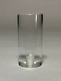New Clear Acrylic Cylinder Shaped Lamp Harp Finial, 2 1/16" ht., 1" dia. #LF227