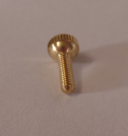 New Brass Ball Head Thumb Screw, 8/32 Thread,1/2" Thread Length,Unfinished Brass
