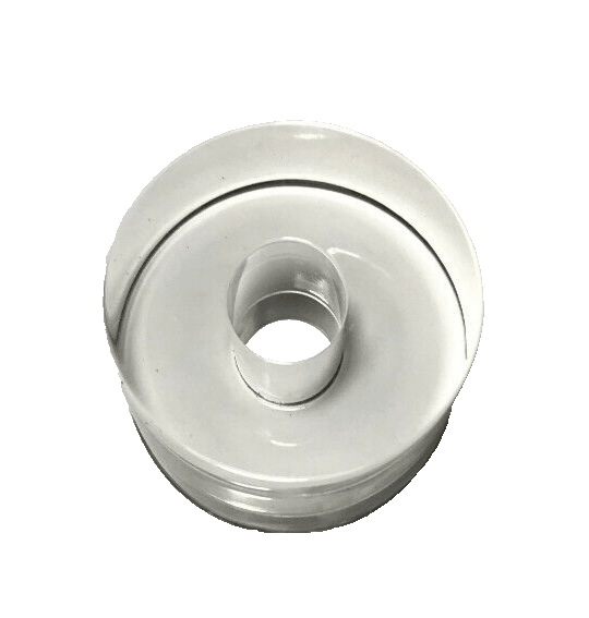 New 1" ht. Clear Acrylic Cylinder Shaped Lamp Break, 1 1/2" Diameter #AB246 - Stone Door Lamps