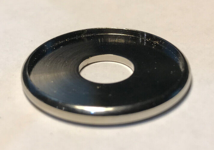 1 1/8" Nickel Plated Turned Brass Seating Ring, Check Ring, 1/8IP Slip, SR524N