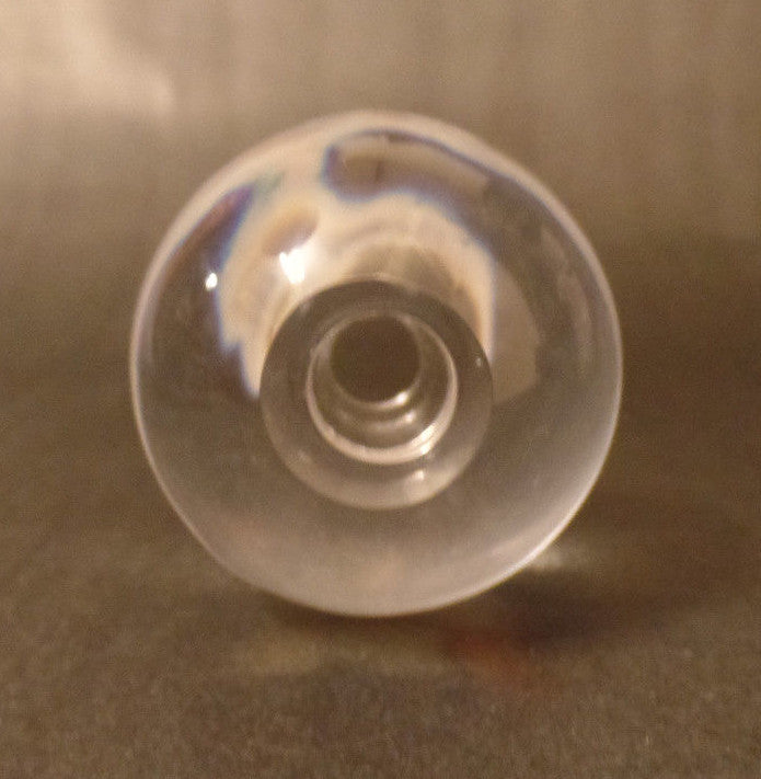 New 2 1/2" Clear Round Acrylic Sphere Lamp Break, 5/8" Diameter Flat Seating 274