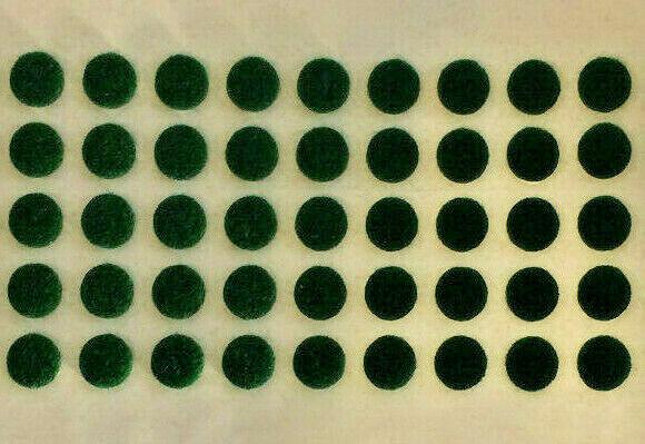New Lot of 100, 3/8" Green Felt Dots W/ Adhesive Backs For Lamps, Etc. #100GF198 - Stone Door Lamps
