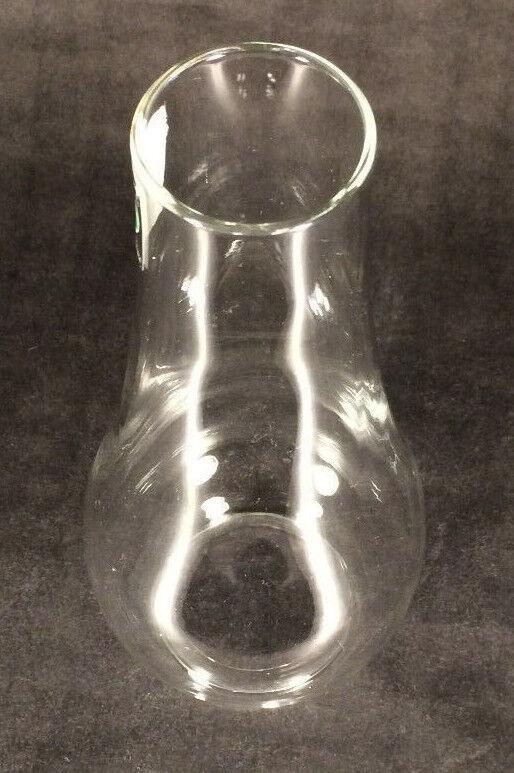 2 3/8" x 8 1/4" OIL LAMP Clear Glass LIP FITTER CHIMNEY Miller P&A Burner CH801