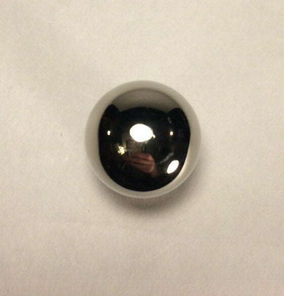 New Solid Brass Ball Style Lamp Harp Finial With Nickel Finish 1 3/8" ht. LF820N