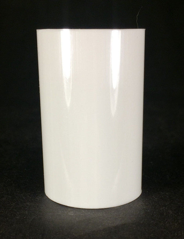 New 2" WHITE PLASTIC STANDARD SOCKET Chandelier Lamp CANDLE COVER  #CC917