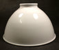 NEW 7 1/16" Metal Dome Lamp Light Shade Pendant White Porcelain Industrial Style