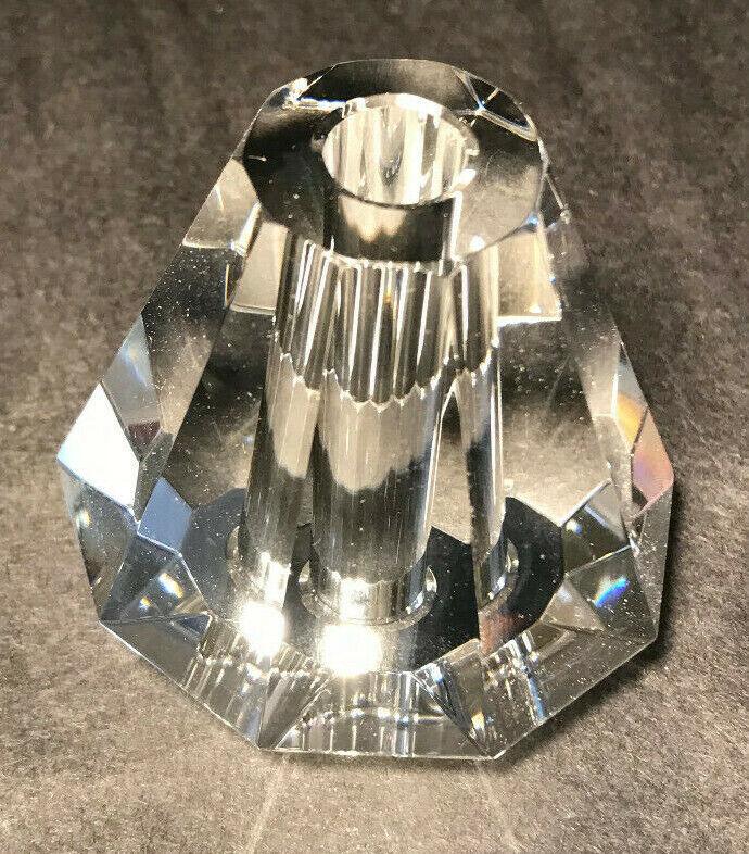 New 2 1/4" Hand Cut & Polished Clear Crystal Faceted Chandelier Break #CB273 - Stone Door Lamps