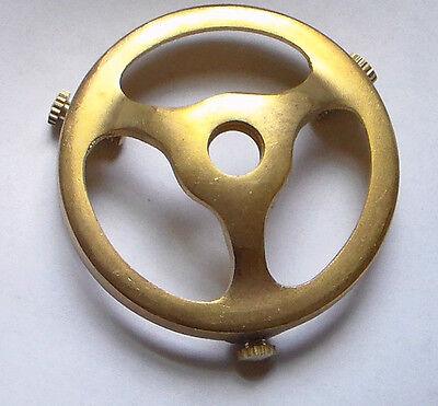 2 1/4" Fitter CAST BRASS GLASS Lamp SHADE HOLDER - Unfinished Brass #SHH70u - Stone Door Lamps