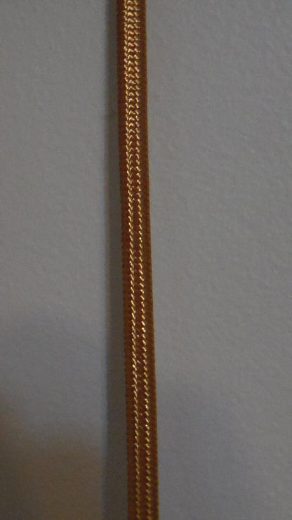 Gold Rayon Covered Parallel Lamp Cord Wire, Sold Per Ft., 6 Ft. Minimum