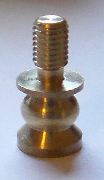 1/2" HEIGHT TURNED Brass Lamp SHADE FINIAL RISER - Unfinished Brass   #RIS66U