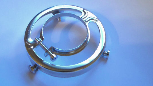 Brand New Nickel Plated 2 1/4" Fitter Clamp - on Type Lamp Shade Holder #SHH85N - Stone Door Lamps
